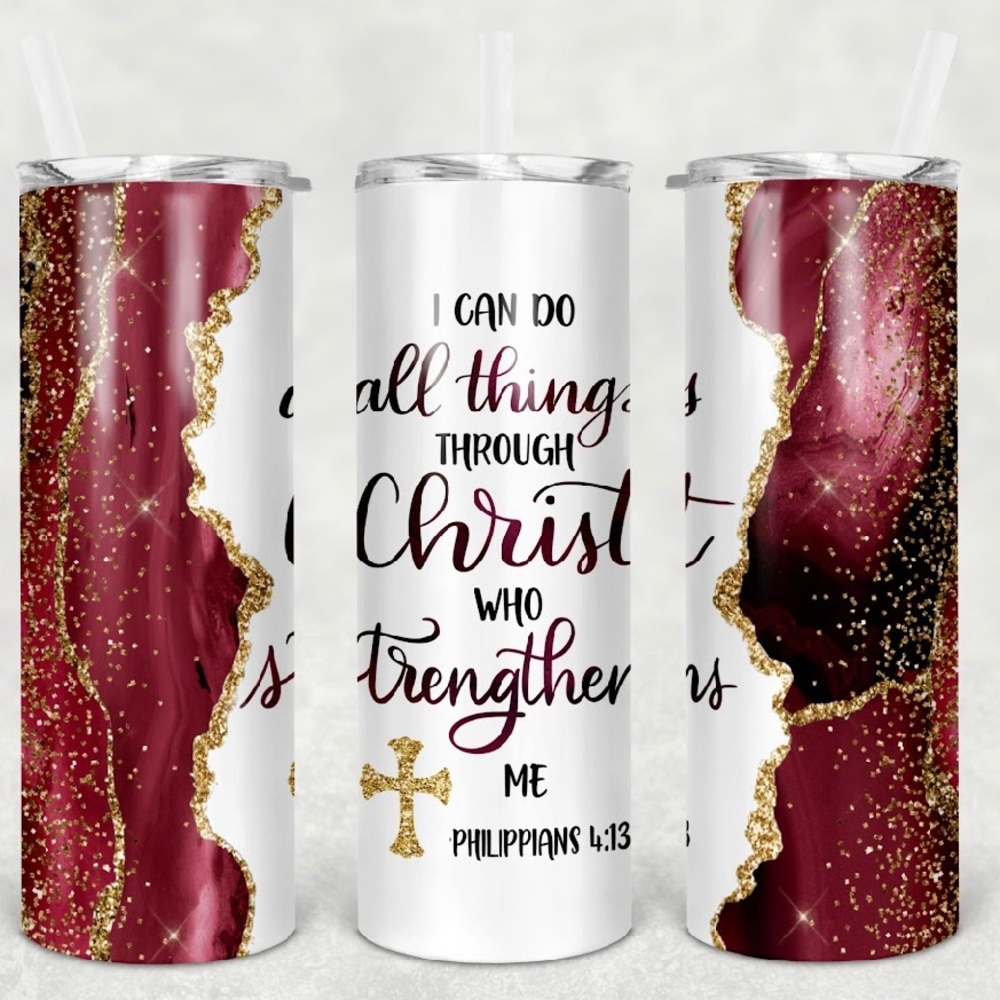 Made to order Religious 20oz tumbler